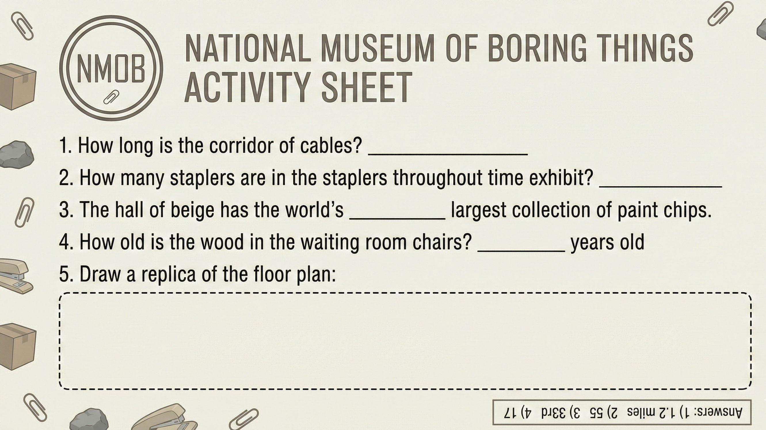 Children's Activity Sheet